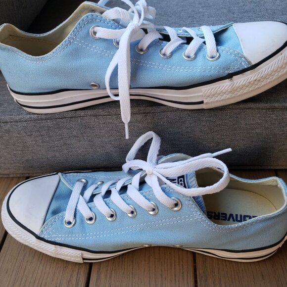 EUC CTAS Converse old school low ox 149524F Tiff Beach Blue (9W - 7M) KICKS - Picture 5 of 7
